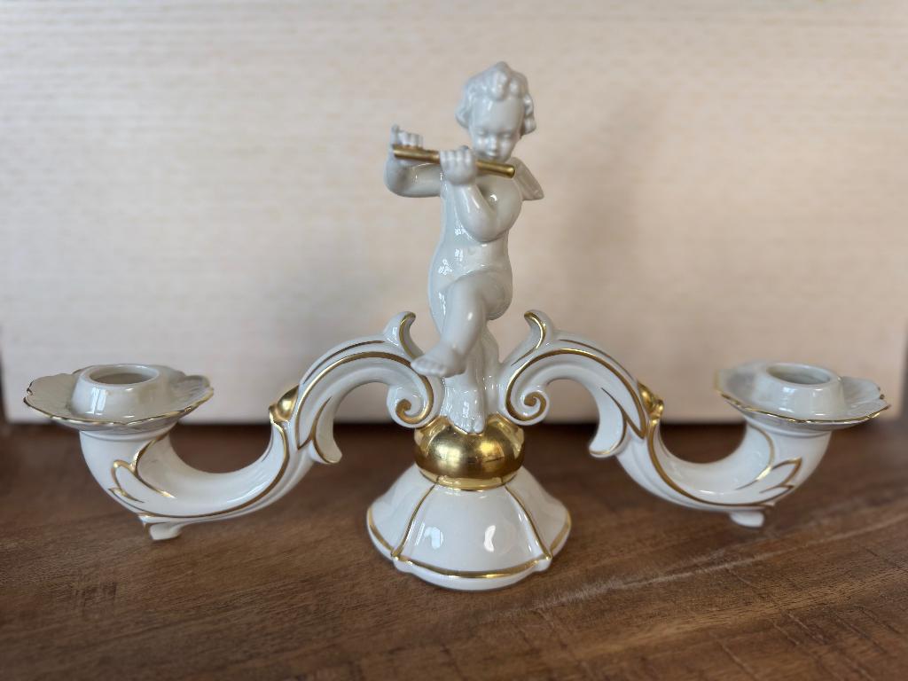 Porcelaine roulée vintage Bavaria, Enlèvement ou Envoi
