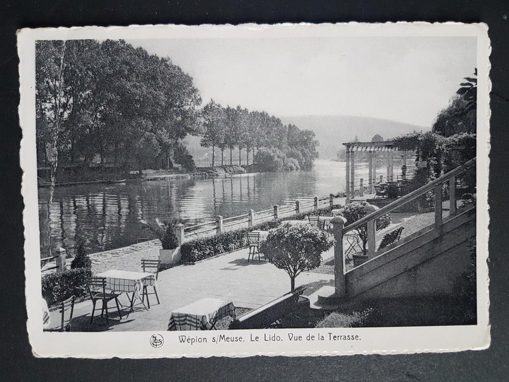 Carte postale Wépion s/Meuse Le Lido Terasse, Collections, Cartes postales | Belgique, Non affranchie, Namur, 1940 à 1960, Enlèvement ou Envoi