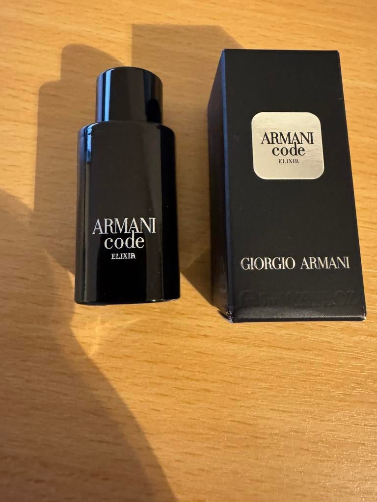Miniatuur parfum van Armani Code Elixir, Ophalen of Verzenden, Nieuw