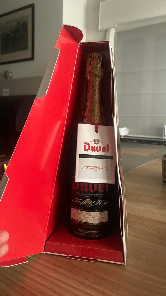 Duvel 75 cl 2010 speciale editie tripel hop, Ophalen, Zo goed als nieuw, Duvel
