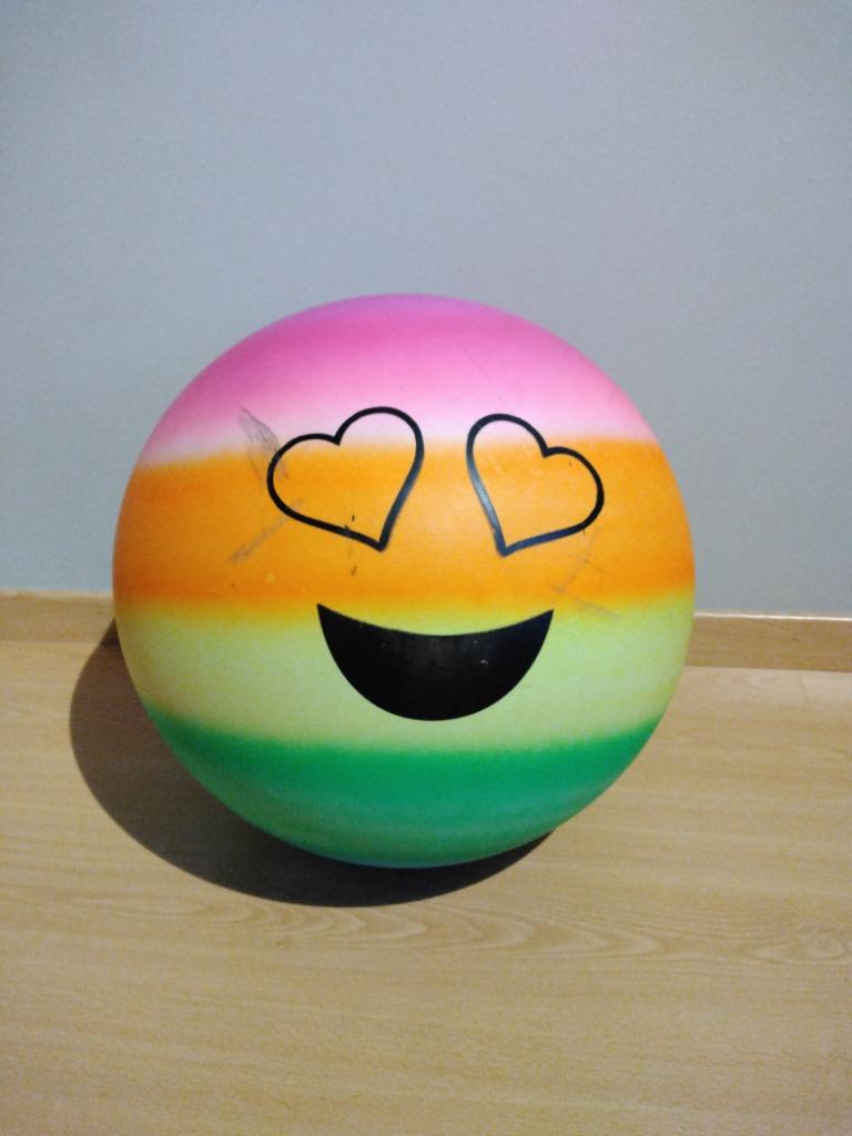 Grosse balle multicolore diamètre 40 cm, Sport en Fitness, Fitnessmaterialen, Ophalen of Verzenden, Gebruikt, Fitnessbal