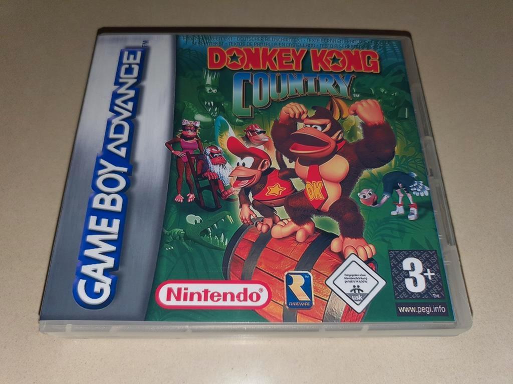 Donkey Kong Country Game Boy Advance GBA Game Case, Envoi, Comme neuf