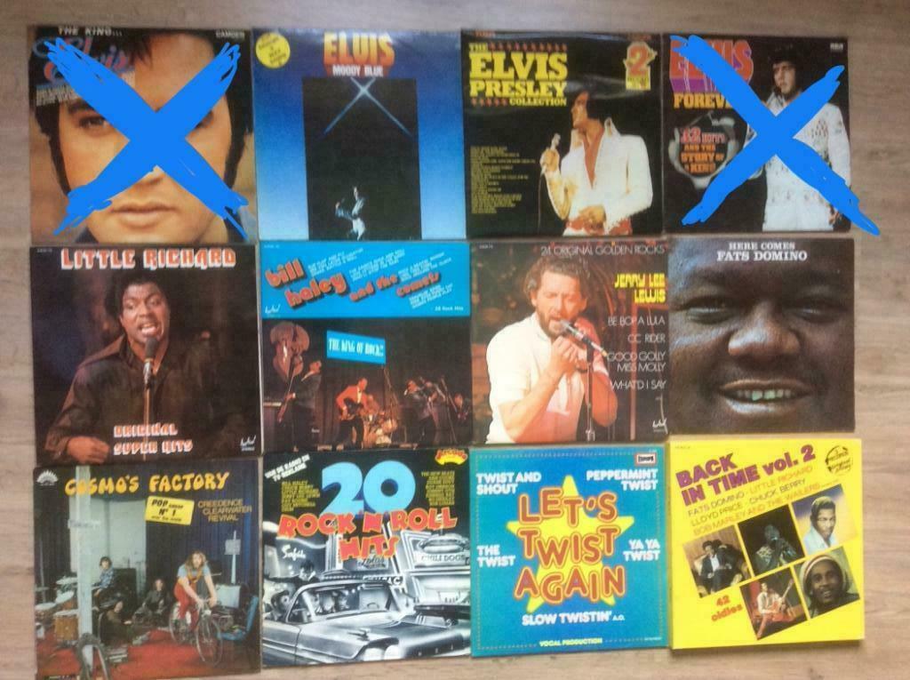 Rock&Roll LP’s (vinyl), Ophalen of Verzenden