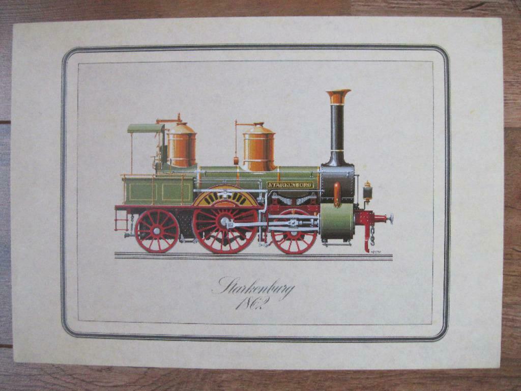 Imprimer le modèle de train Starkenburg 1862, Enlèvement ou Envoi, Train