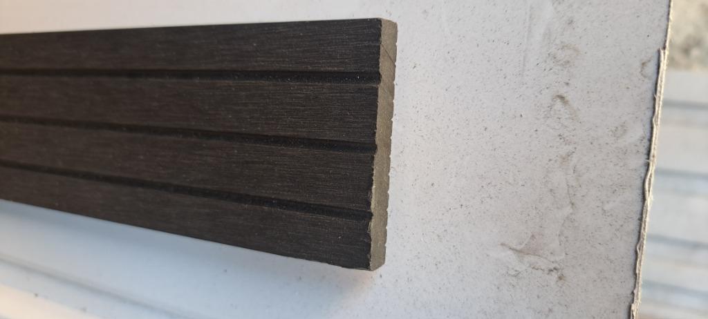 Composiet vlonderplank terrasplan zwart, Tuin en Terras, Ophalen