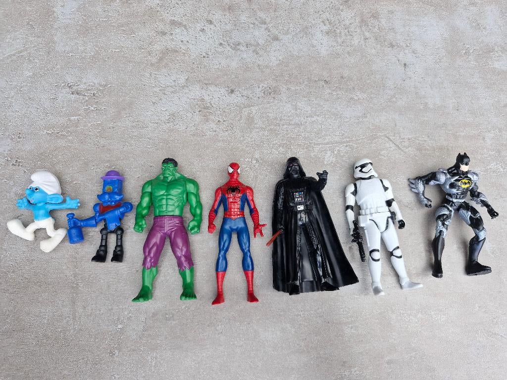 Speelpopjes Action figures (7), Ophalen of Verzenden, Zo goed als nieuw