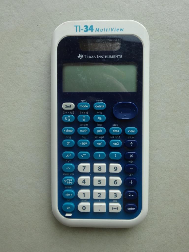Rekenmachine Texas Instruments TI-34 MultiView, Ophalen, Zo goed als nieuw