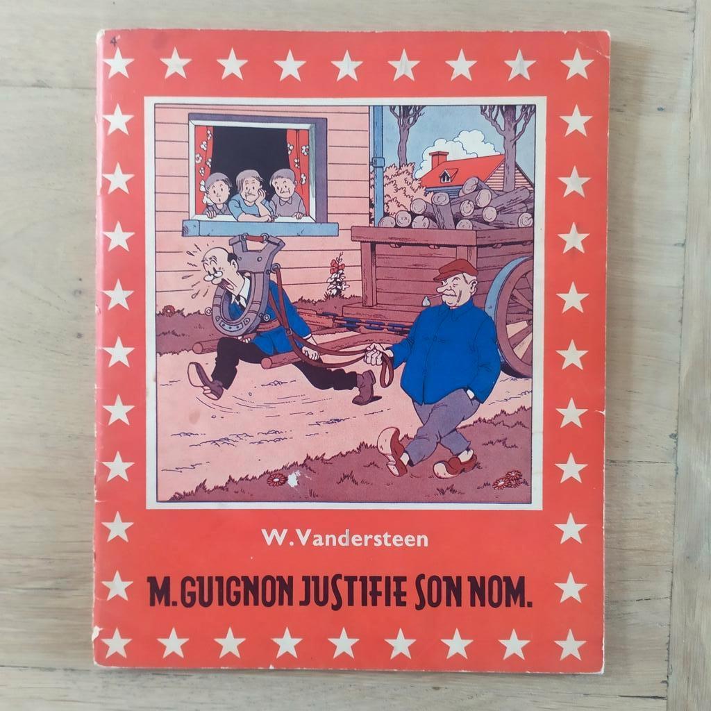 M. Guignon justifie son nom Vandersteen EO TBE, Enlèvement ou Envoi, Willy Vandersteen, Une BD, Utilisé