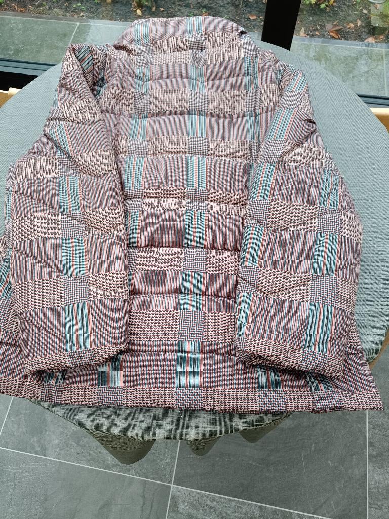 Damesjas. Maat: 48. Met rits en knopen. Merk: Promiss., Promiss, Beige, Maat 46/48 (XL) of groter, Ophalen of Verzenden