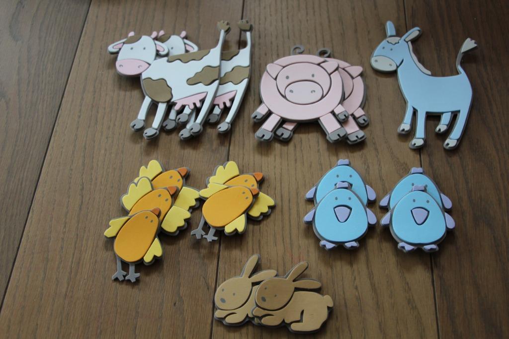 Decofun boerderij diertjes (deco kinderkamer), Enlèvement ou Envoi, Comme neuf