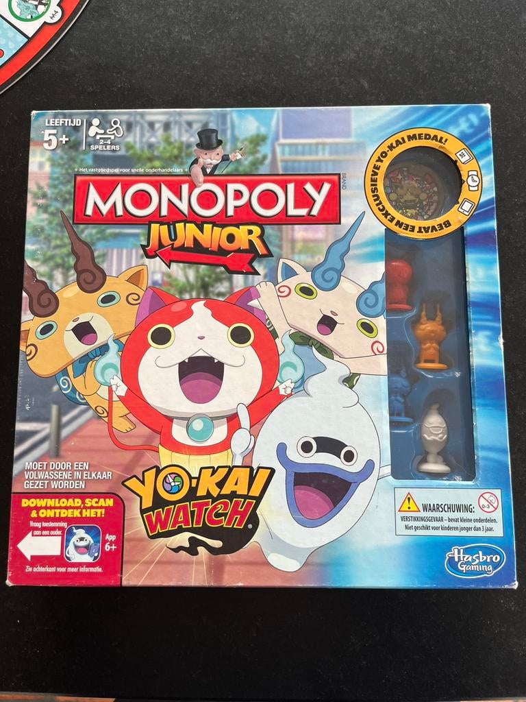 Monopoly Junior yo-kai watch, Drie of vier spelers, Ophalen of Verzenden, Gebruikt, HASBRO