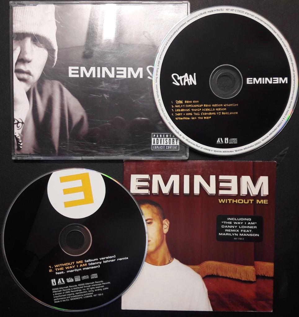 EMINEM - Stan & Without you (2 CD singles), Ophalen of Verzenden, 2000 tot heden