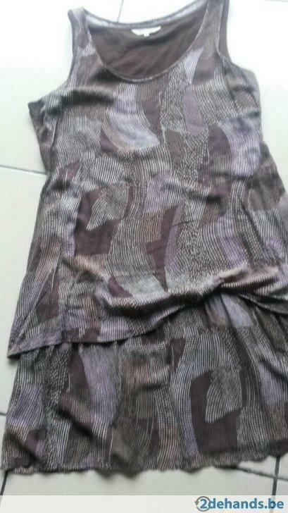 Leuk zomerjurkje Sandwich (40), Porté, Taille 38/40 (M), Brun