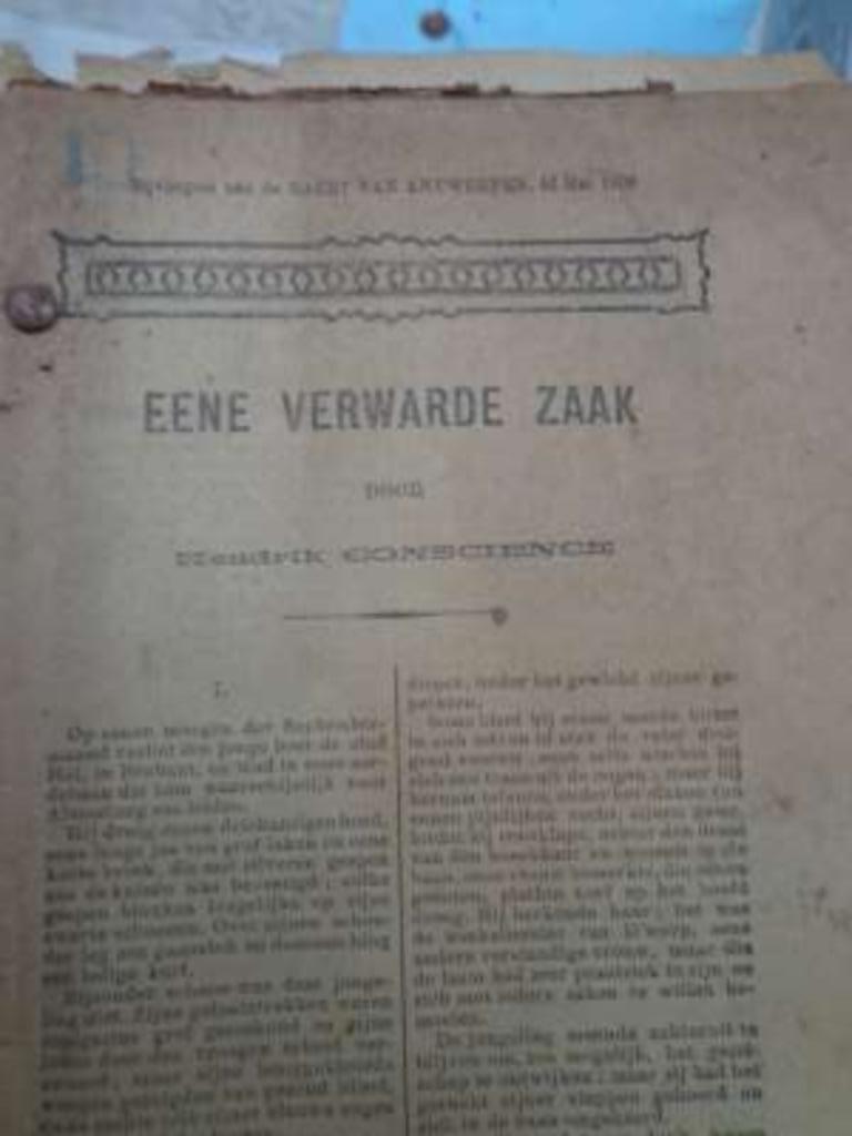 GAZET VAN ANTWERPEN 1902, Collections, Enlèvement ou Envoi, Avant 1920, Journal