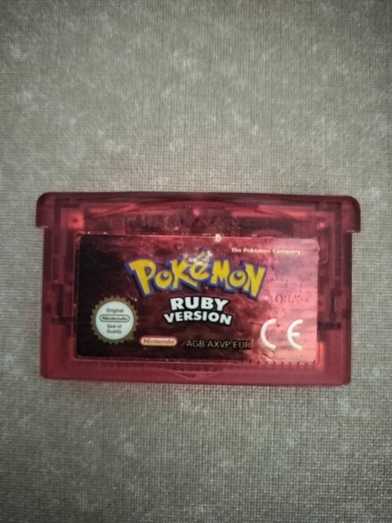Pokemon Ruby Gameboy Advanced Game, 1 joueur, Enlèvement ou Envoi, Utilisé