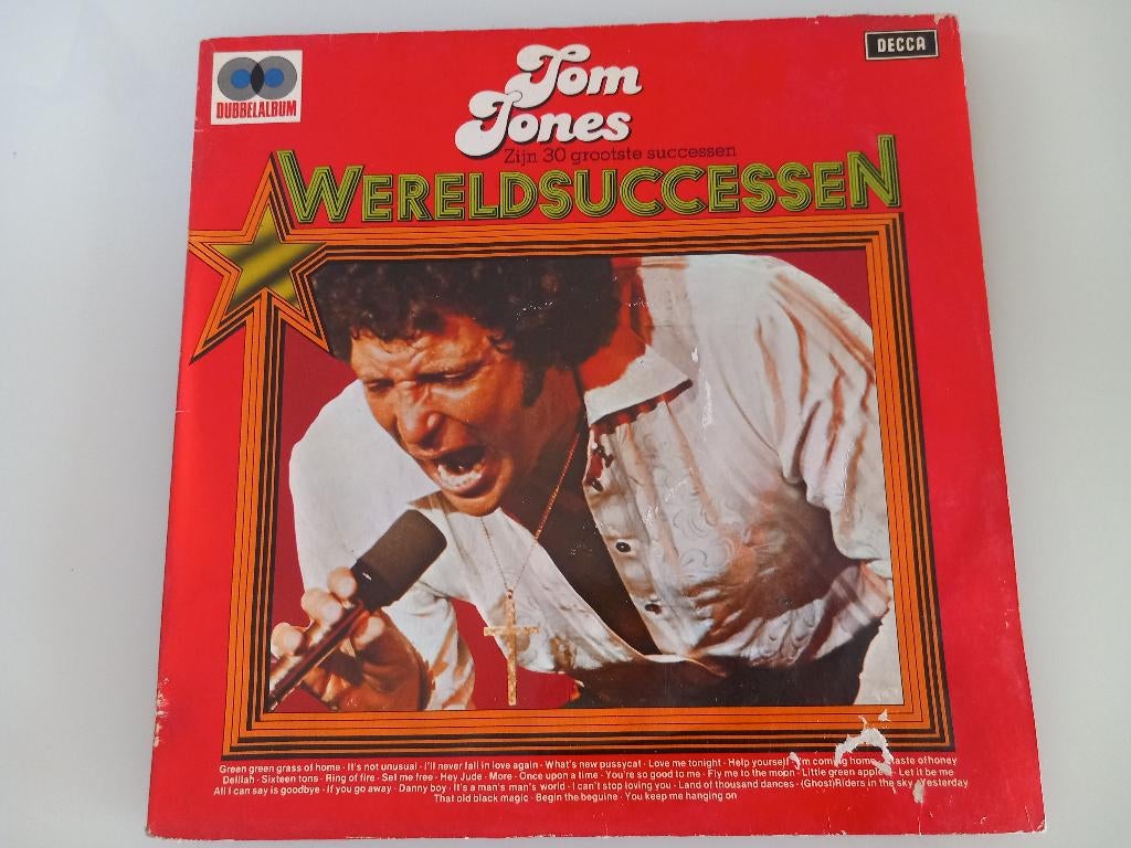 Vinyl 2LP Tom Jones Best of hits rock ballades pop UK, Ophalen of Verzenden, 12 inch