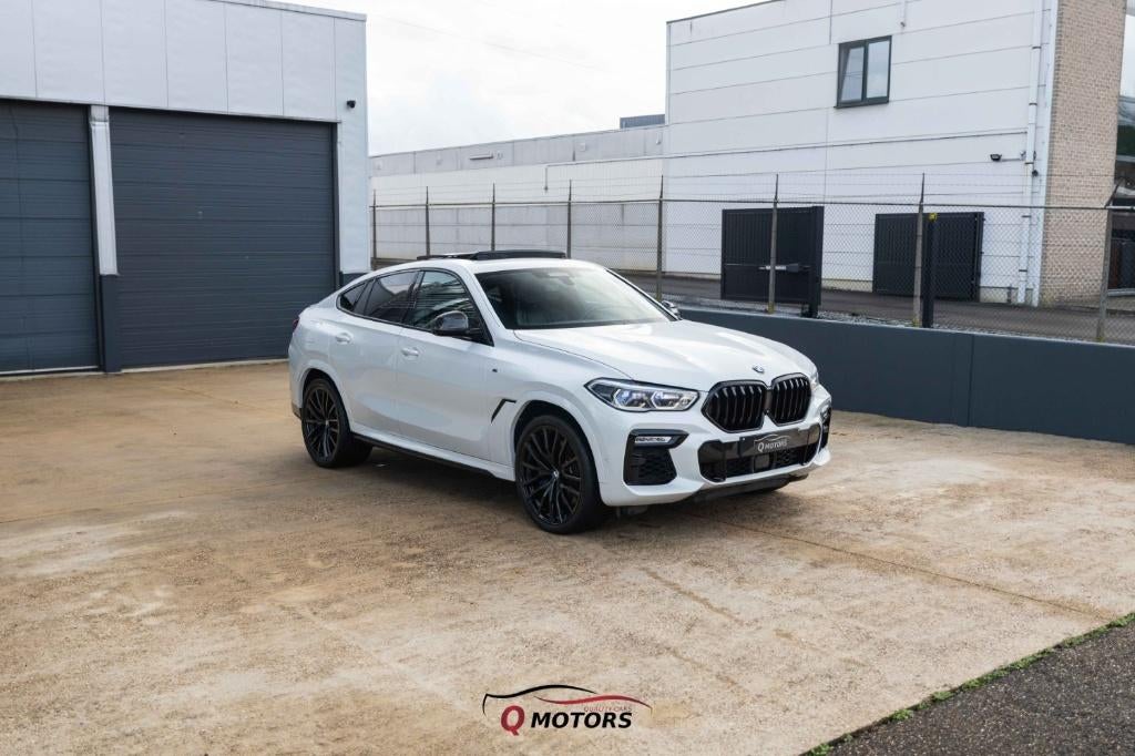 BMW X6 M X6 M50d/PANO-LASER-360-KEYLESS-ACC-HUD-SKY-BTW, Auto's, BMW, Automaat, 2993 cc, USB, Wit