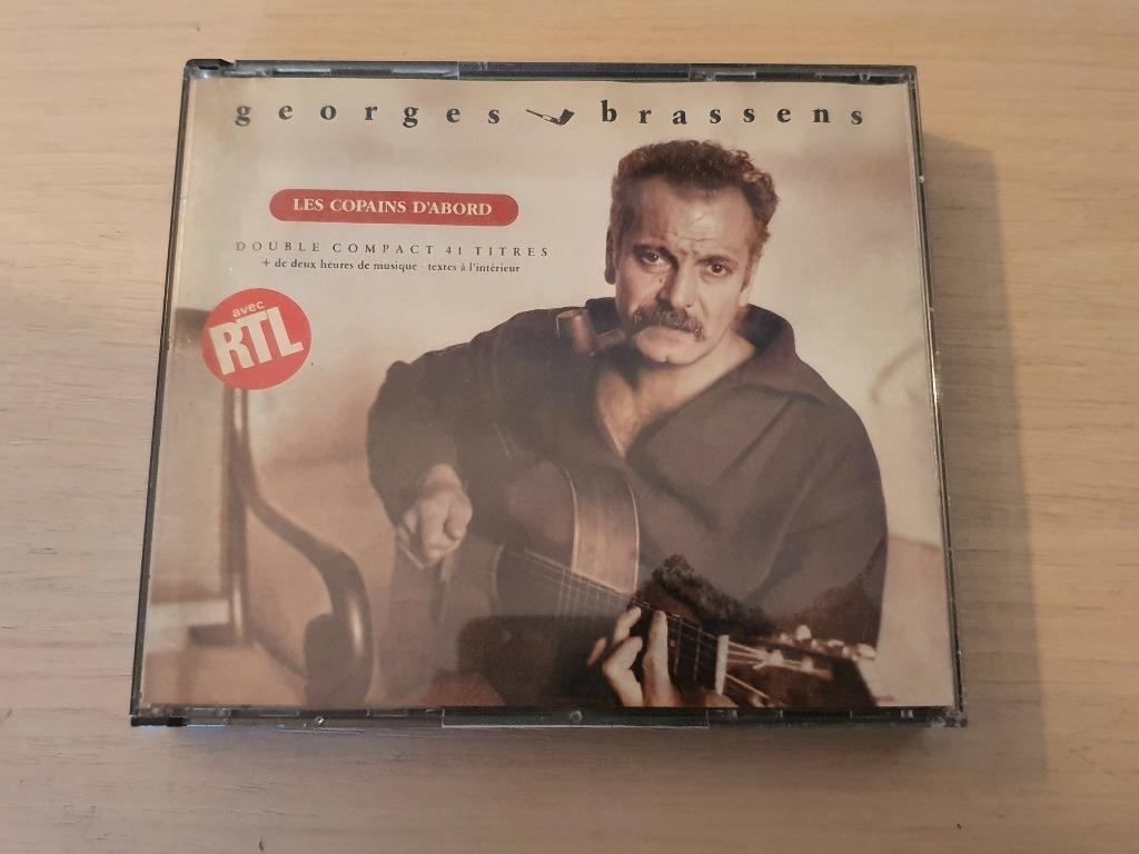 Coffret double cd Georges Brassens ‎– Les Copains D'Abord, Ophalen of Verzenden, Zo goed als nieuw