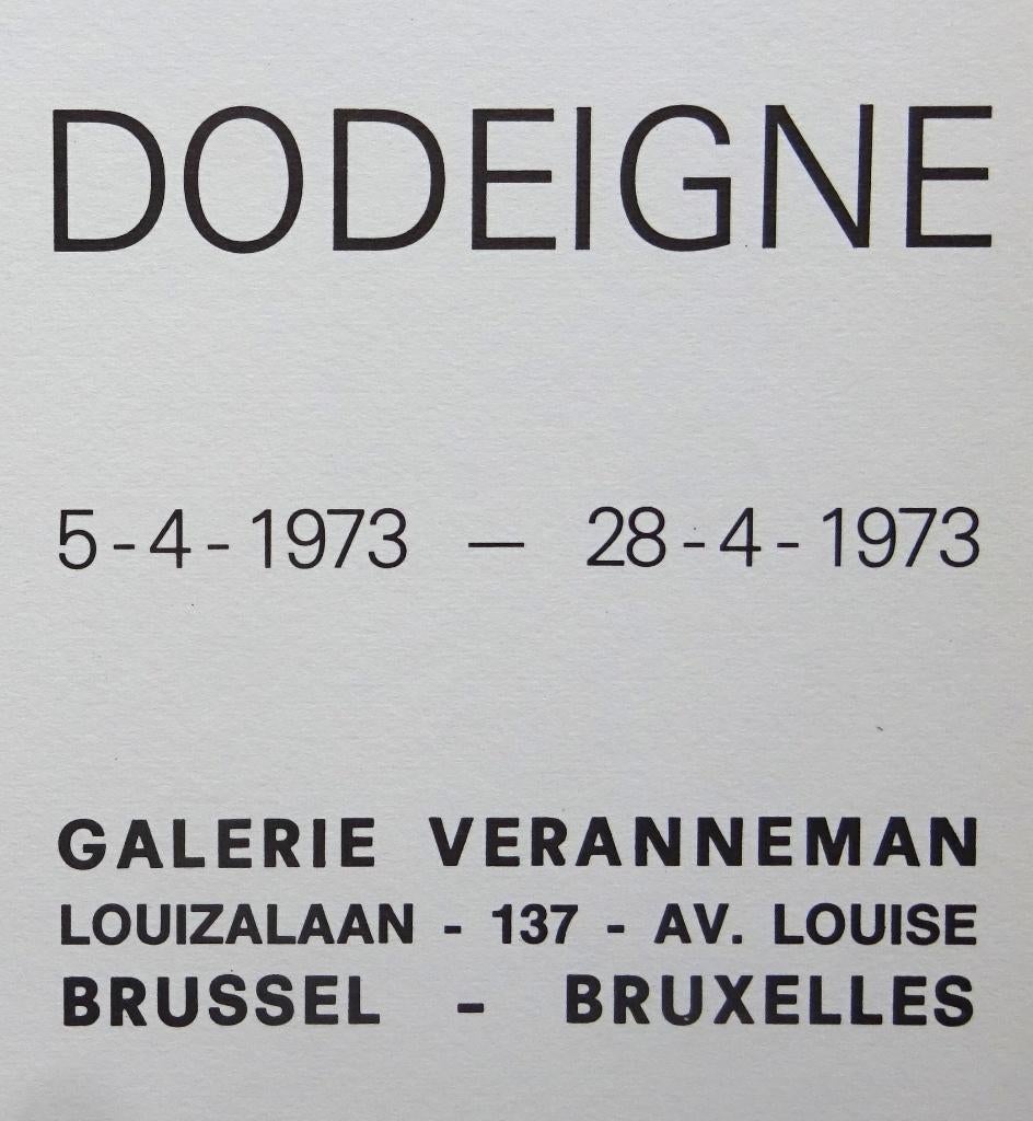 Eugène Dodeigne, 1973, Veranneman Bruxelles, Boeken, Ophalen of Verzenden, Gelezen, Schilder- en Tekenkunst