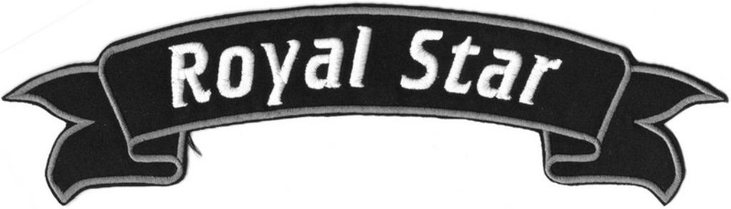 Bannière écusson Yamaha Royal Star - 320 x 90 mm, Motos, Enlèvement ou Envoi, Neuf