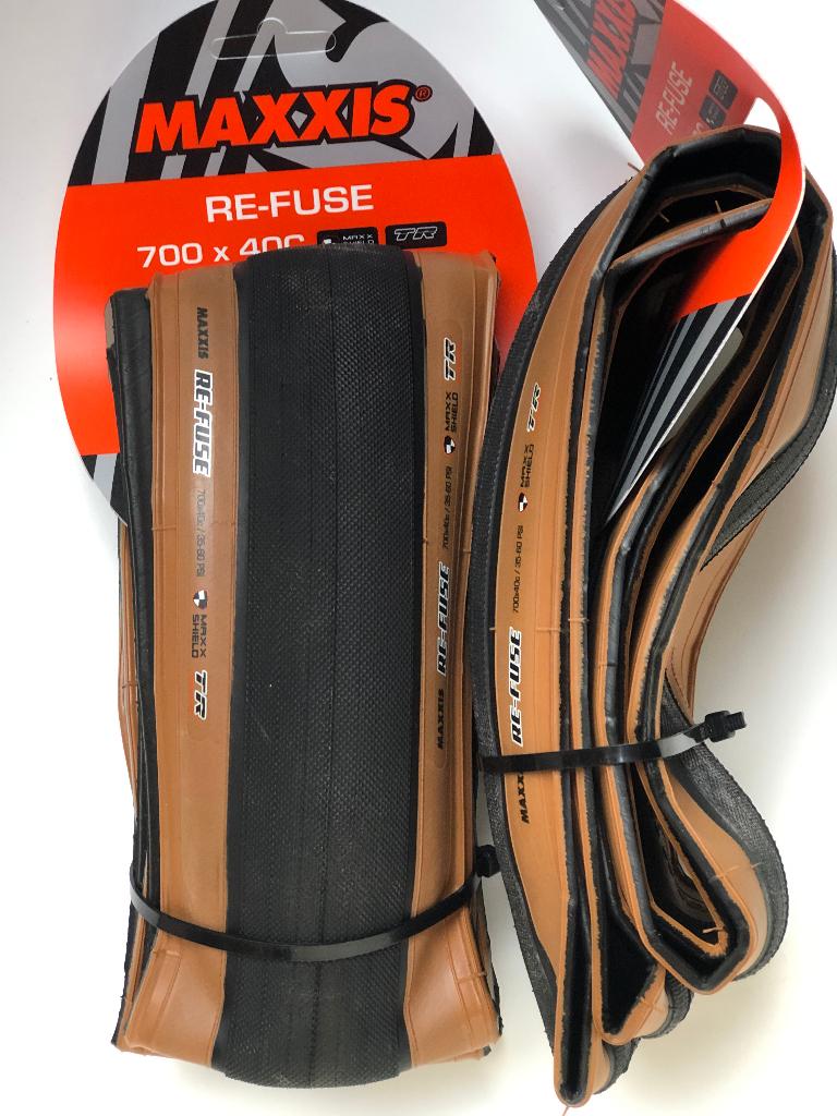 Maxxis 700x40C Re-Fuse Dual MaxxShield TR Tanwall gravelband, Ophalen of Verzenden, Nieuw, Band, Maxxis