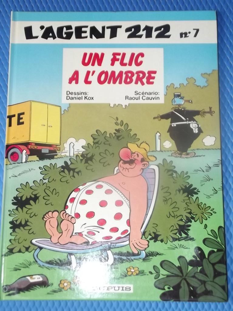 Agent 212 - 7. Un flic à l' ombre / EO, Enlèvement ou Envoi, Une BD, Utilisé, Kox & Cauvin