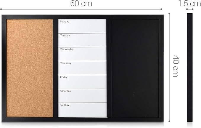 weekplanner | Prikbord | whiteboard | GRATIS LEVERING, Huis en Inrichting, Woonaccessoires | Memoborden, -, Verzenden, -, Overige typen