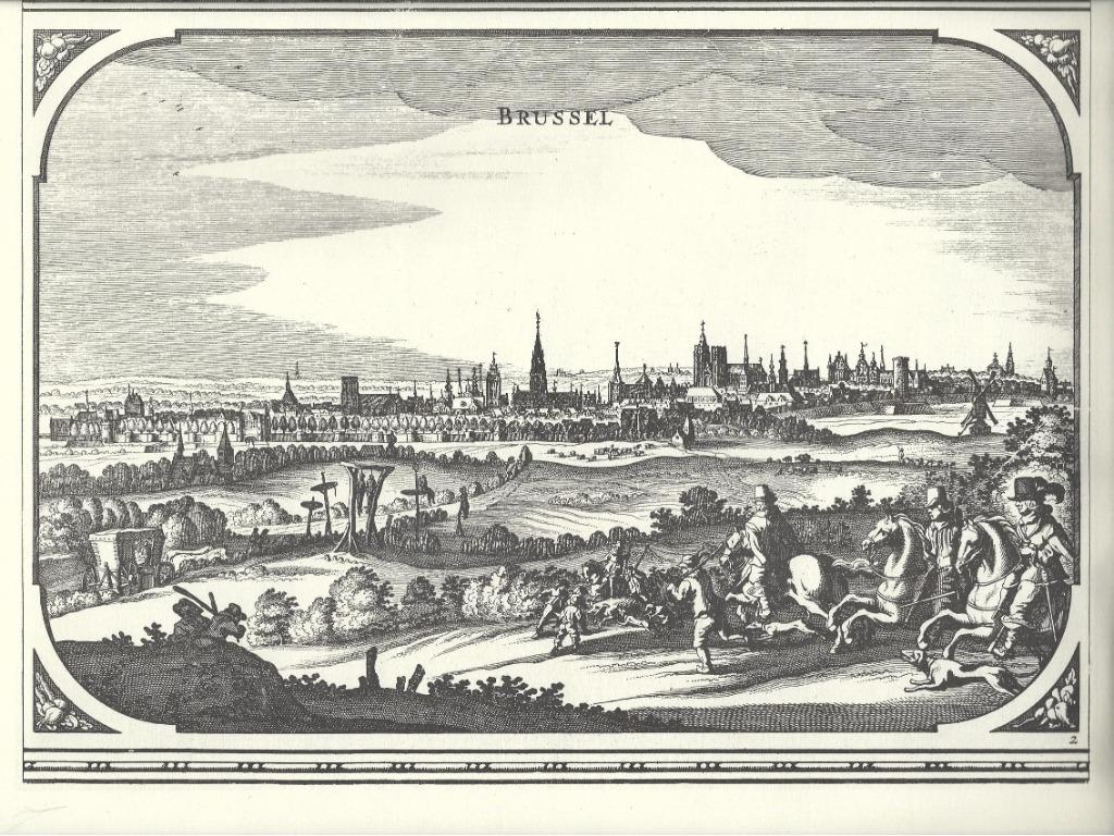 1660-1979 / Brussel Bruxelles / Nicolaas Visscher, Enlèvement ou Envoi