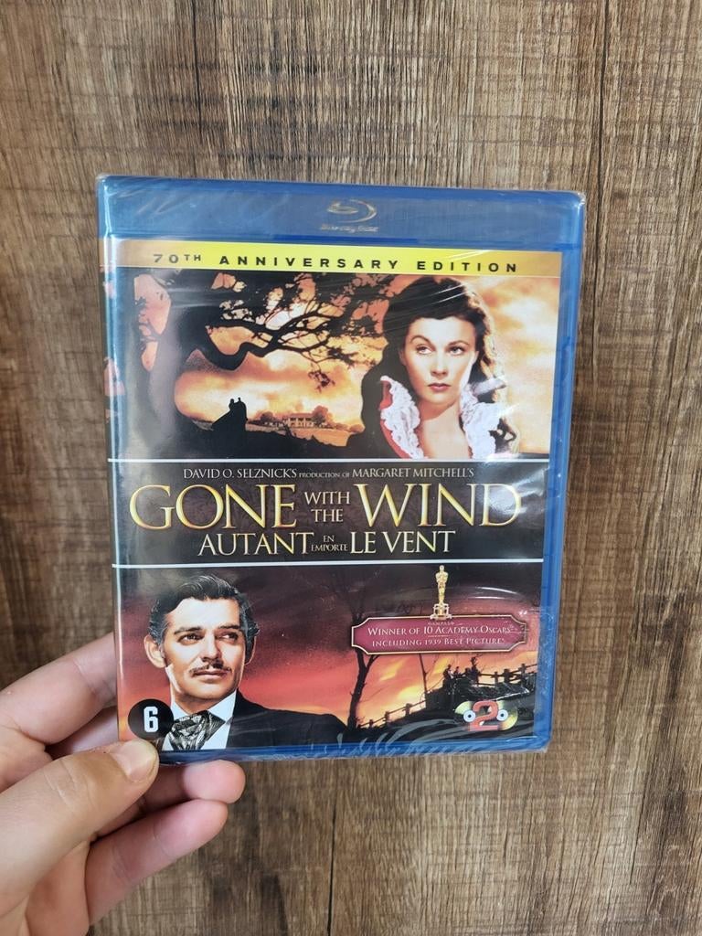 Gone with the wind blu-ray NIEUW, Ophalen of Verzenden, Zo goed als nieuw