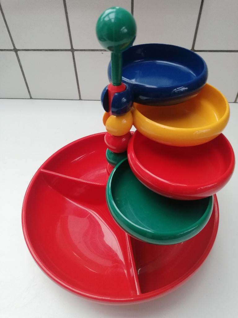 snacktoren etagere retro jaren 70, Ophalen of Verzenden, Huis en Inrichting