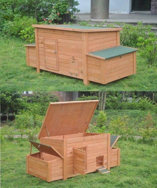 Poulailler XXL abri poule caille clapier lapin 8 poules, Animaux & Accessoires, Envoi, Neuf, Poulailler