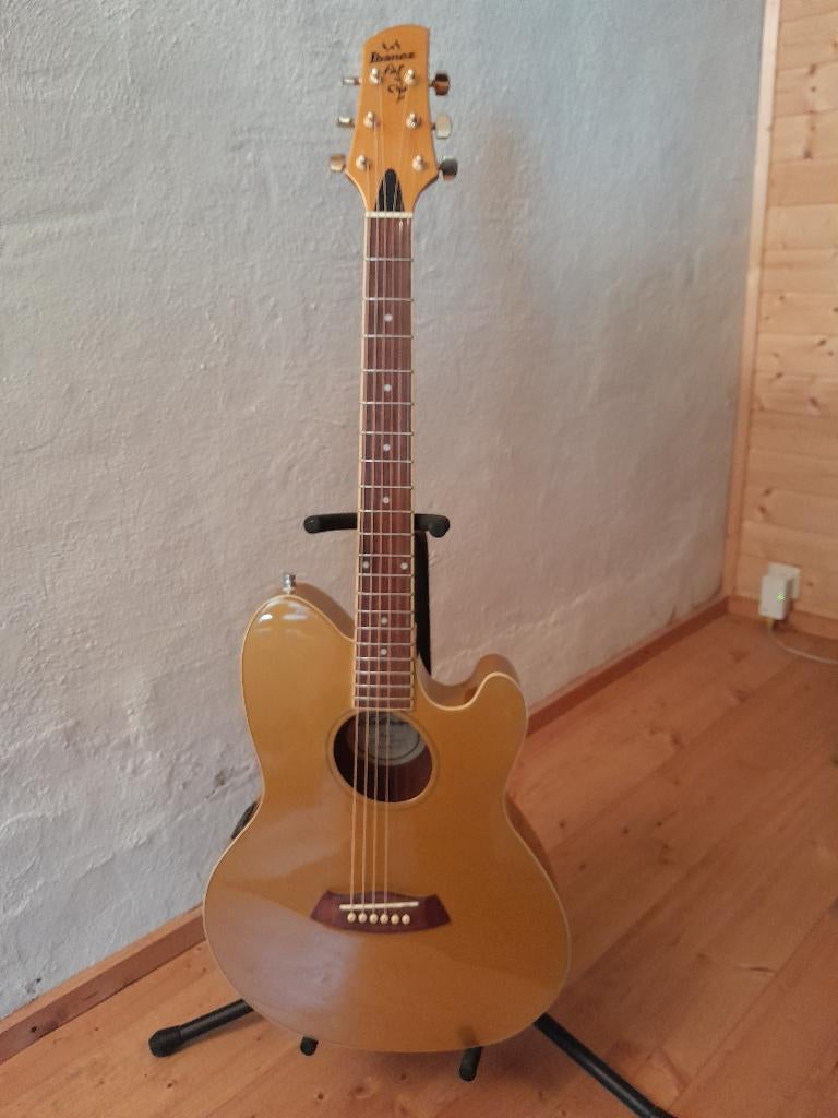 Guitare acoustique Inanez Tallman Gold metallic, Musique & Instruments, Enlèvement ou Envoi, Utilisé, Guitare Western ou Guitare Folk