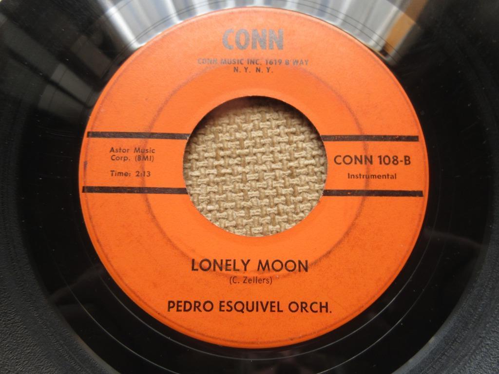 Pedro Esquivel Orch. – Lonely Moon / Mexican Siesta, Single, Utilisé, 7 pouces, R&B et Soul