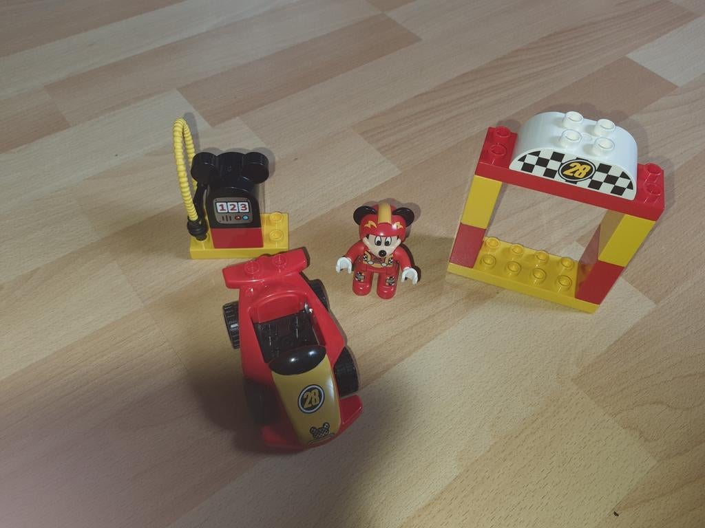 LEGO DUPLO Mickey's Racewagen - 10843, Enlèvement ou Envoi, Comme neuf, Duplo