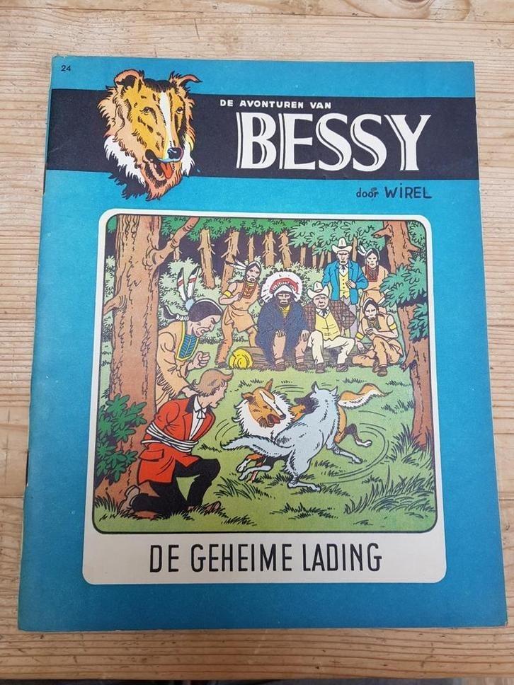 Bessy 24 De geheime lading 1964 Wirel Vandersteen Herdruk, Eén stripboek, Ophalen of Verzenden, Zo goed als nieuw