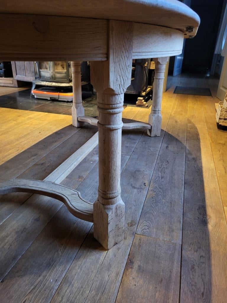 🤩🤩 Table à manger OVALE OAK Beauty 🤩🤩 250X114 CM SOLIDE, Neuf, Landelijk wondermooi, 100 à 150 cm, Enlèvement
