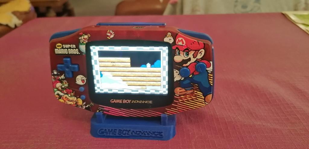 Rétroéclairage Gameboy Advance IPS V5 Super Mario Bros., Enlèvement ou Envoi, Neuf, Game Boy Advance