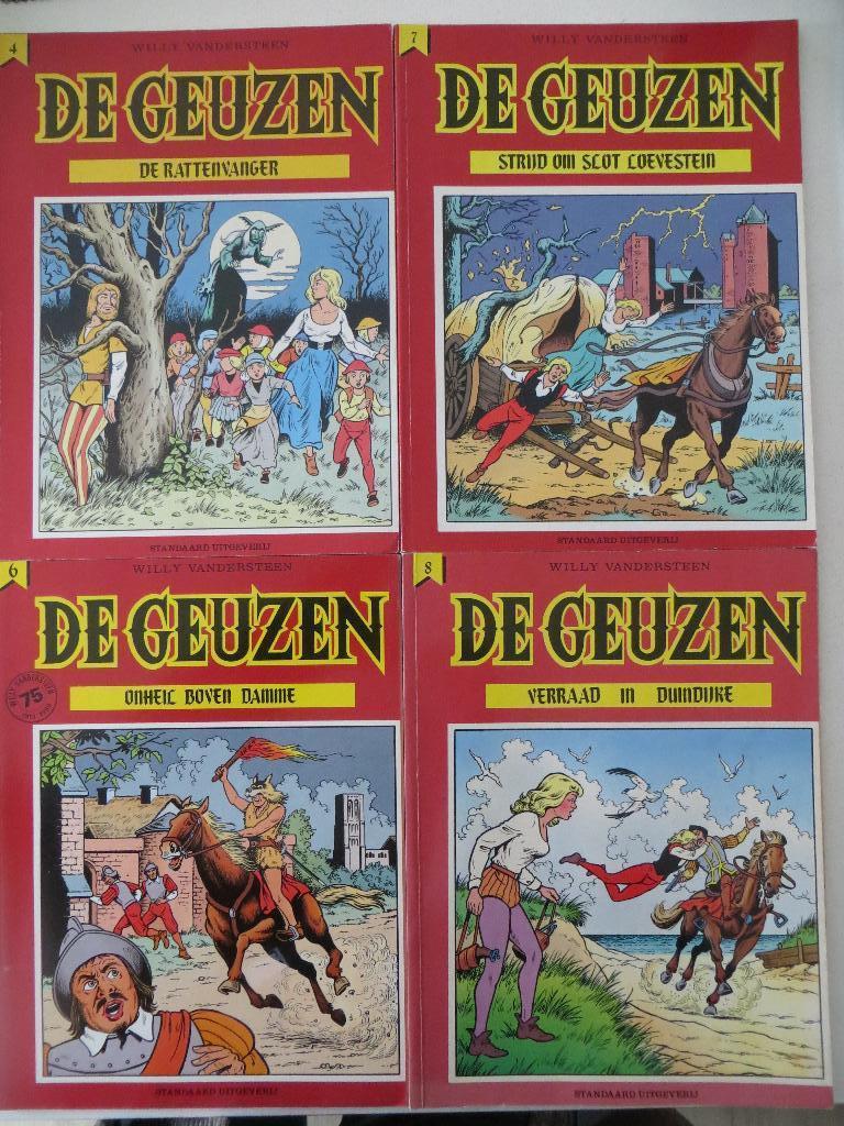Lot "De Geuzen", Meerdere stripboeken, Ophalen of Verzenden, Gelezen, Willy Vandersteen