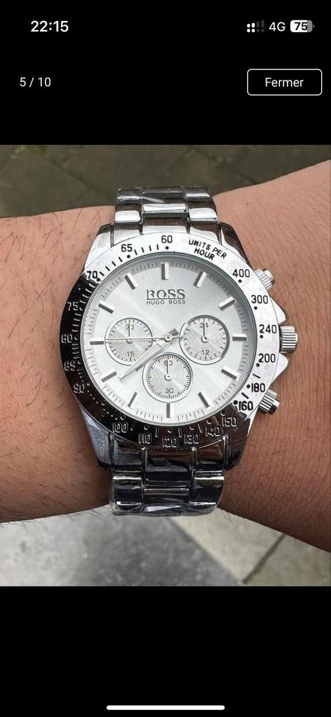 Montre HUGO BOSS HOMME, Enlèvement ou Envoi, Neuf, Montre-bracelet, Autres marques