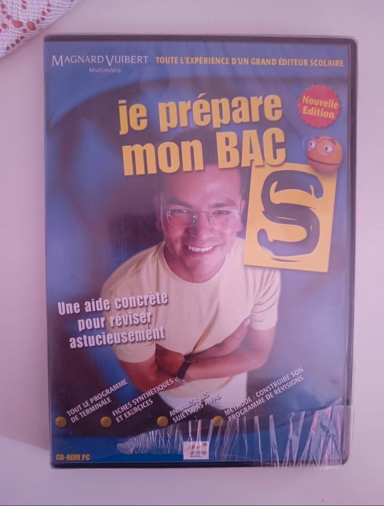 CD Je prépare mon Bac S, Enlèvement ou Envoi, Neuf, Cours de mathématique, Windows