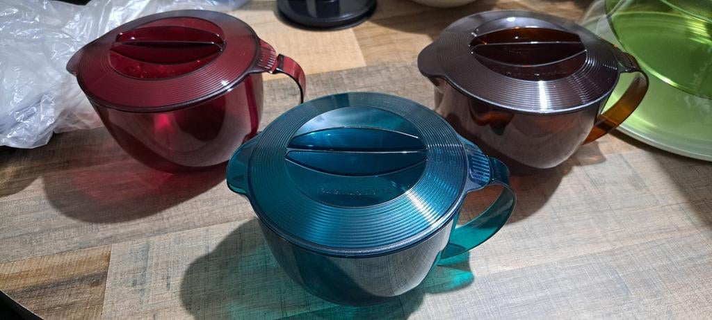 Nieuwe microcook schenkkan van tupperware 1 liter, Enlèvement ou Envoi, Neuf