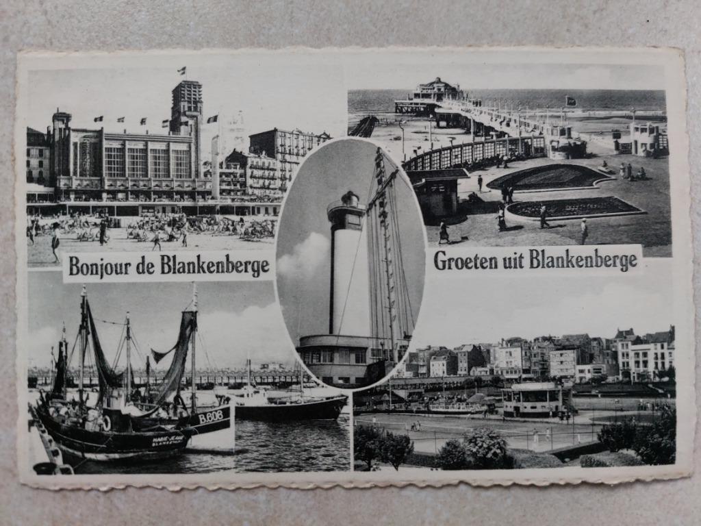 oude postkaart Blankenberge, Verzenden
