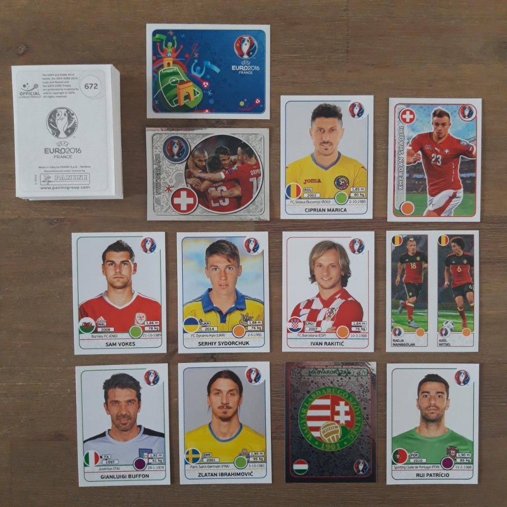 Panini EURO 2016 lot 110 stickers (lot 3), Verzamelen, Ophalen of Verzenden, Nieuw, Sport