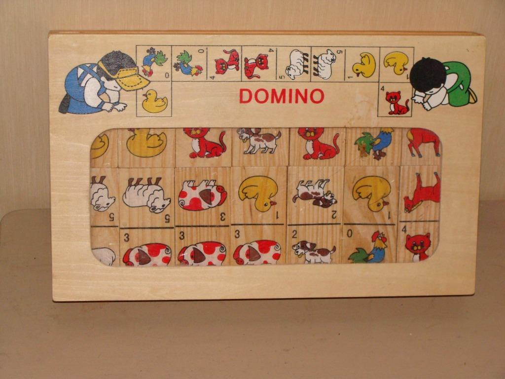 dominospel in hout, Ophalen, Zo goed als nieuw, Puzzelen