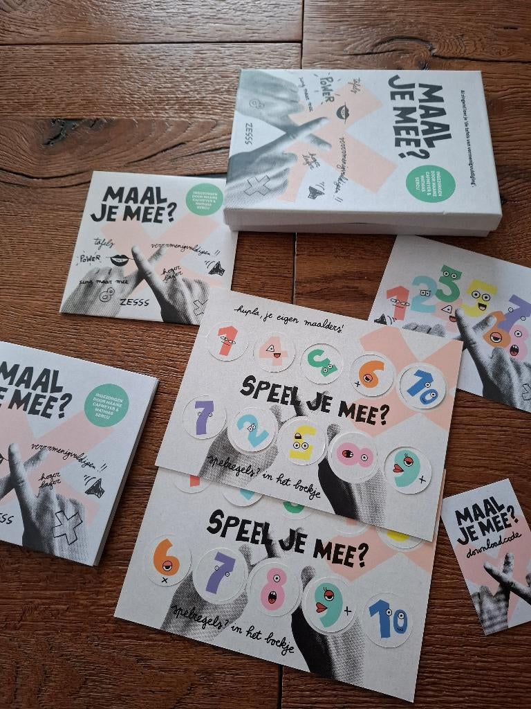 Maal je mee? tafels van vermenigvuldiging liedjes, Ophalen, Zo goed als nieuw, Rekenen, Met geluid