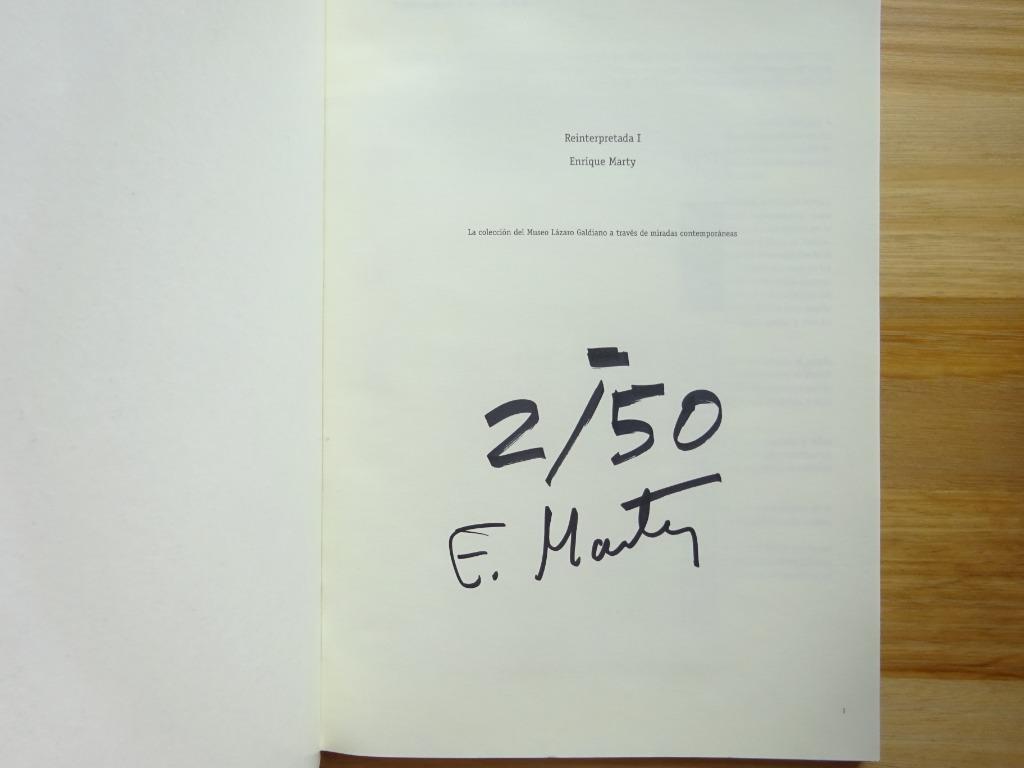 Enrique Marty - reinterpretada I - 2014 - Museo Galdiano Mad, Enlèvement ou Envoi, Comme neuf, Peinture et dessin