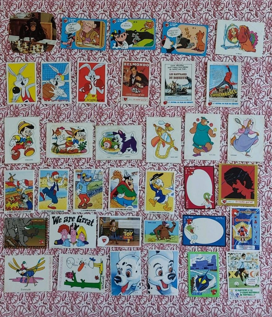 36 autocollants Vache Qui Rit, Enlèvement ou Envoi, Neuf, Bande dessinée ou Dessin animé