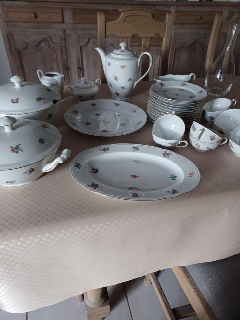 Khala Vintage koffieservies+lot eetservies, Huis en Inrichting, Keuken | Servies, Ophalen, Bord(en)