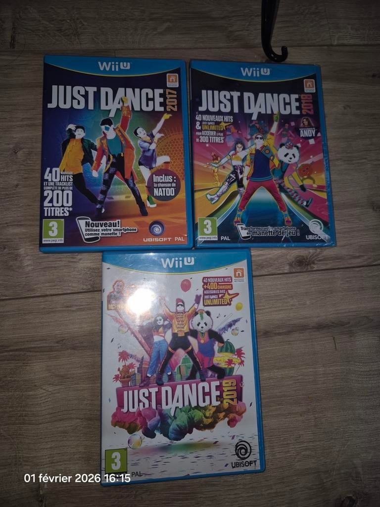 lot 3 jeux just dance wii u, Consoles de jeu & Jeux vidéo, Jeux | Nintendo Wii U, Neuf, Musique