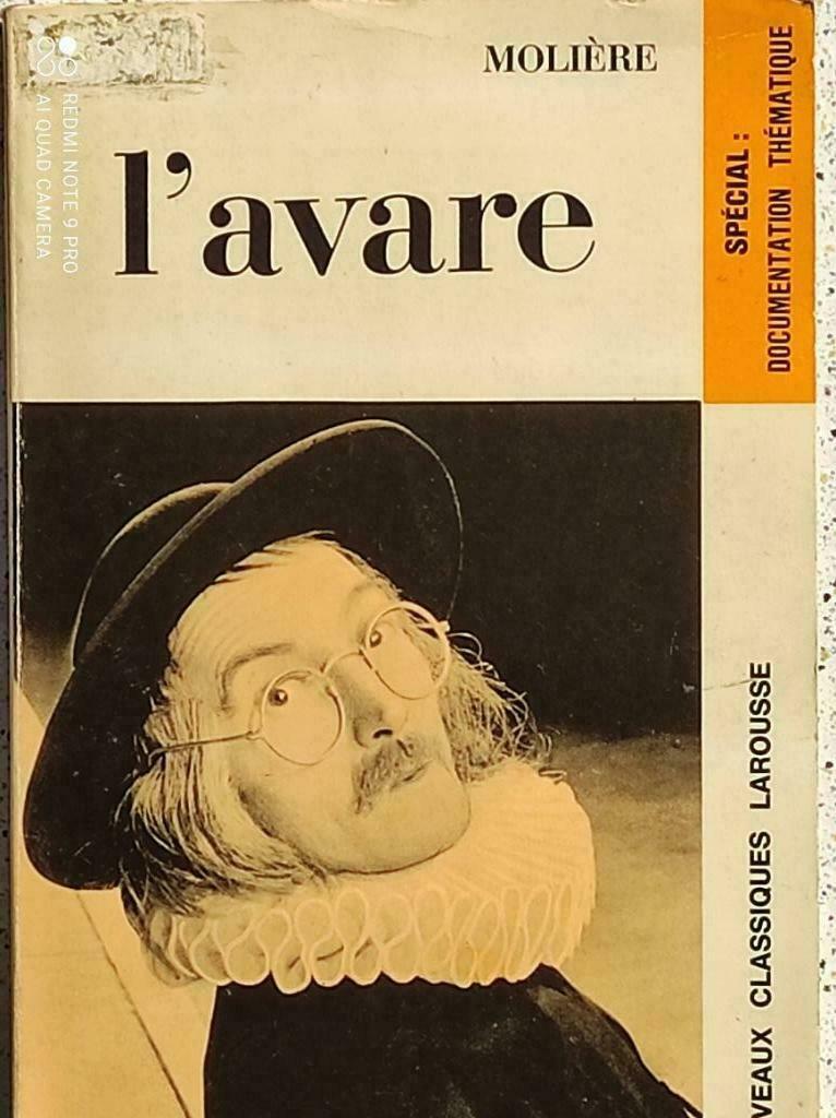 MOLIERE, L'AVARE - LE VREK, comédie. Contenu voir photos., Livres, Théâtre, Molière, Comme neuf, Envoi